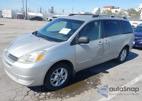 2004 Toyota Sienna Le из США, поврежденный, VIN 5TDBA23C44S026000